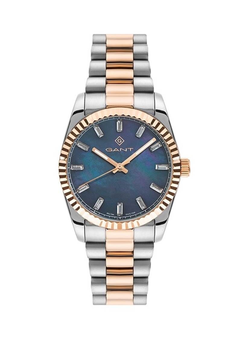 Gant GT076004Y Quartz Çelik Rose Gold/Metalik Gri 36 mm Kadın Kol Saati