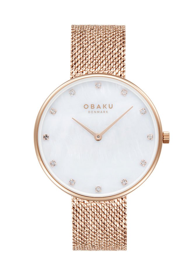 Obaku Denmark V288LXVWHV Quartz Safir Cam 36 mm Kadın Kol Saati