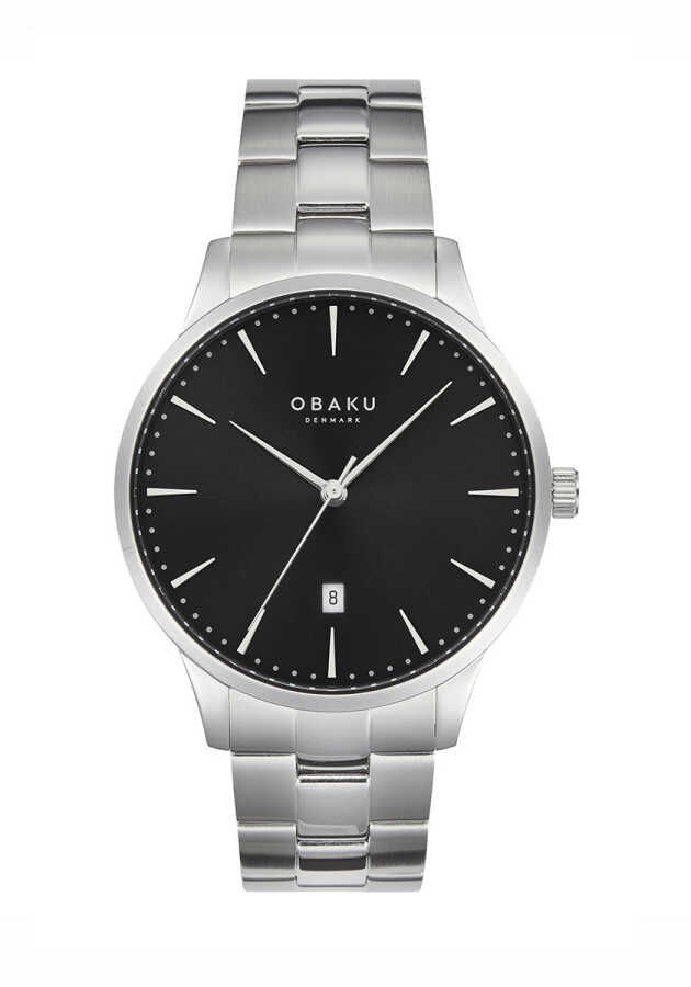 Obaku Denmark V247XDCBSC Quartz Çelik Gri 42 mm Erkek Kol Saati