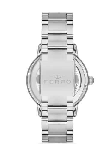 Ferro Gümüş Çelik Kordon Erkek Kol Saati F31399A-A2