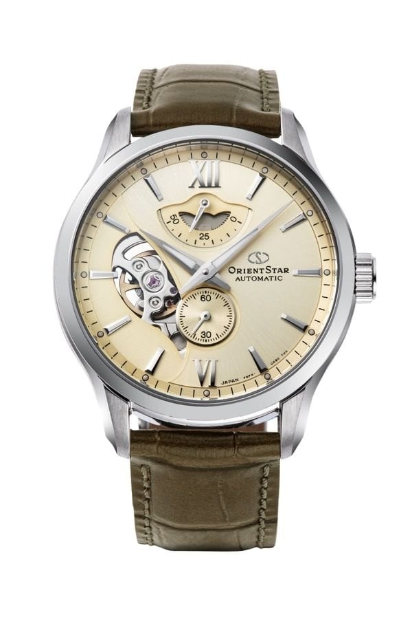 Orient Star RE-AV0B10G00B Kurmalı Otomatik Deri Kahverengi 10 ATM Safir Cam 41 mm Erkek Kol Saati
