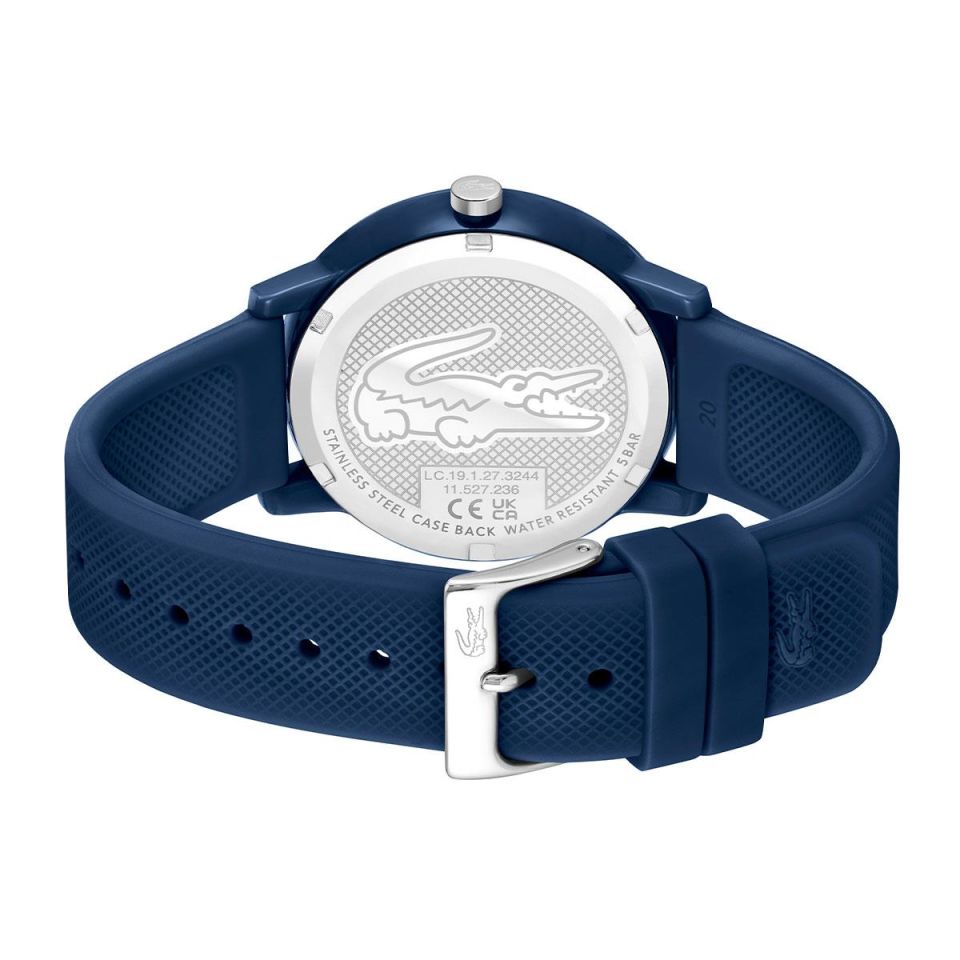 Lacoste LAC2011281 Quartz Silikon Mavi 42 mm Erkek Kol Saati