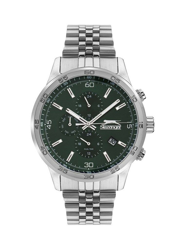 Slazenger SL.09.2055.2.03 Quartz Çelik Gri 46 mm Erkek Kol Saati