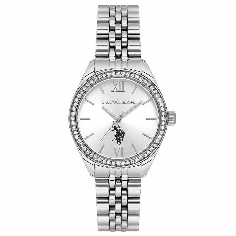 U.s.P olo Assn. USPA2085-01 Quartz Çelik Gri 30 mm Kadın Kol Saati