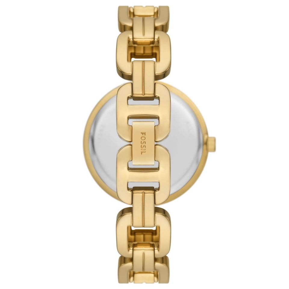 Fossil FBQ3852 Quartz Çelik Altın Rengi Beyaz 32 mm Kadın Kol Saati