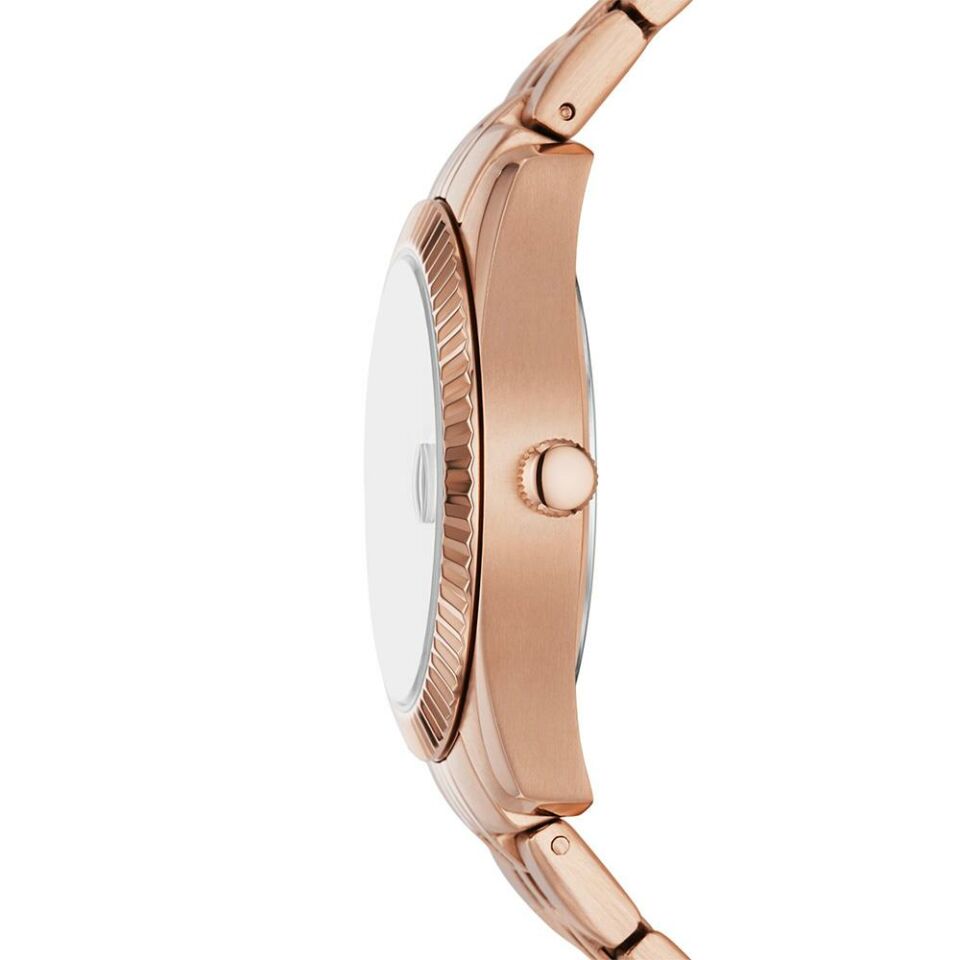 Fossil FES5324 Quartz Çelik Rose Gold Kahverengi Kadran 32 mm Kadın Kol Saati