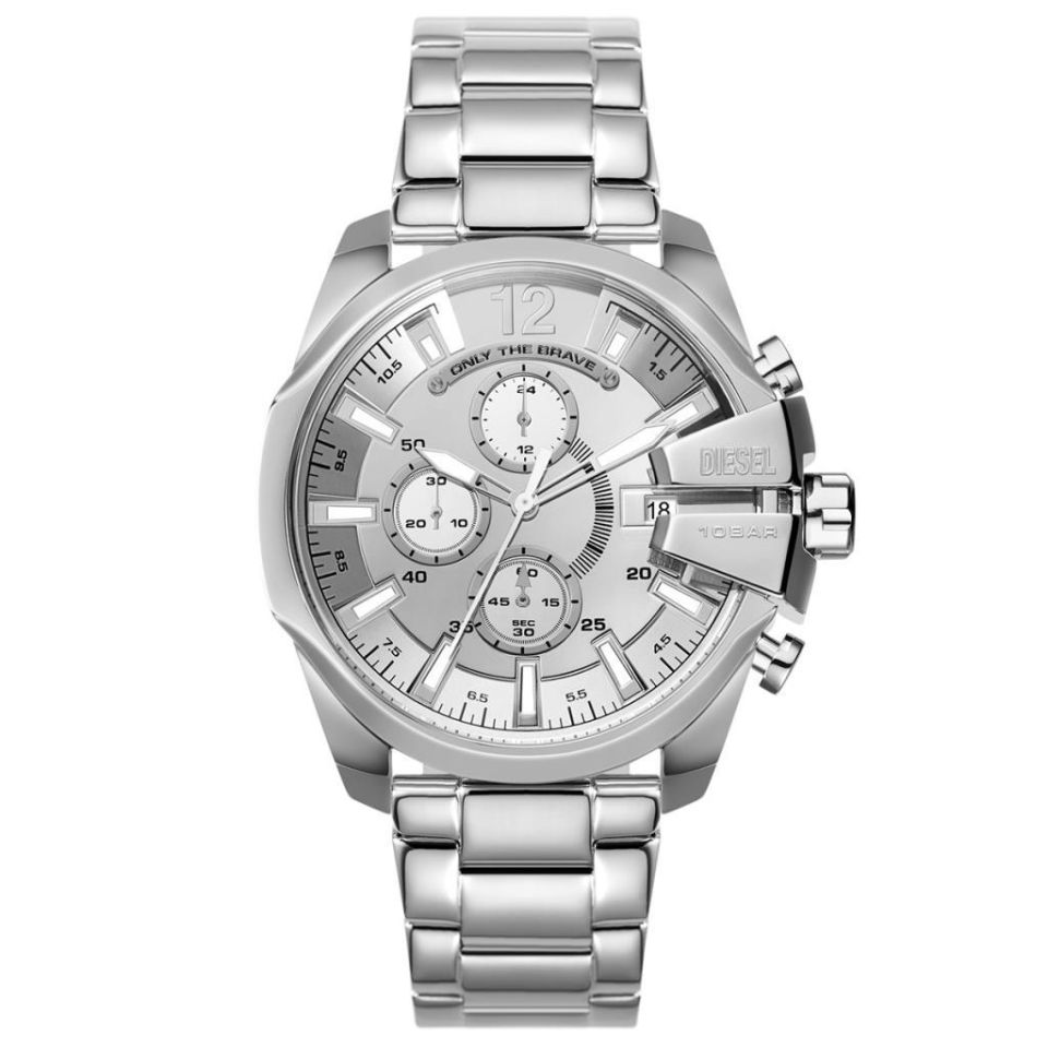 Diesel DZ4652 Quartz Çelik Metalik Gri 10 ATM 43 mm Erkek Kol Saati