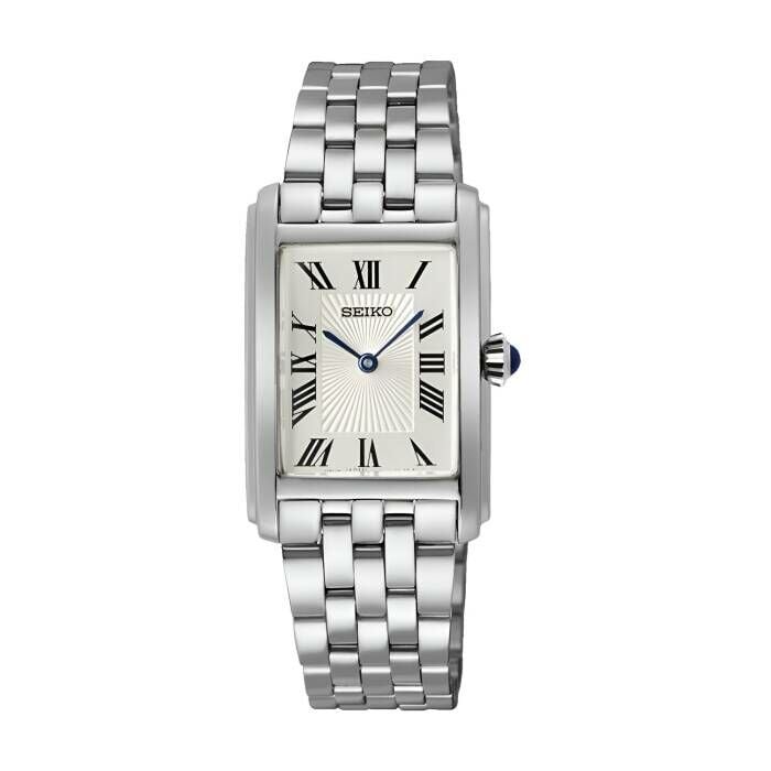 Seiko SWR083P Quartz Çelik Gri Beyaz Kadran 22 mm Kadın Kol Saati