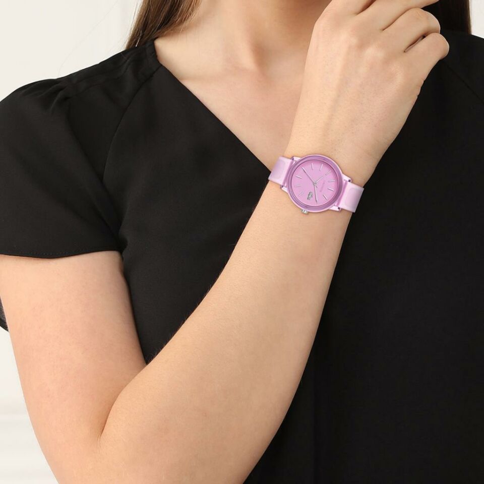 Lacoste 2001362 Quartz Silikon Pembe 36 mm Kadın Kol Saati