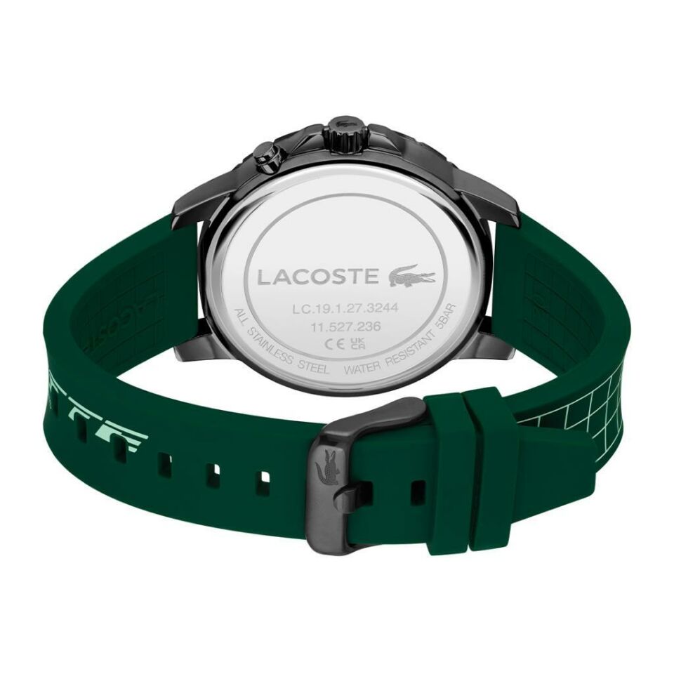 Lacoste 2011218 Quartz Silikon Yeşil 44 mm Erkek Kol Saati