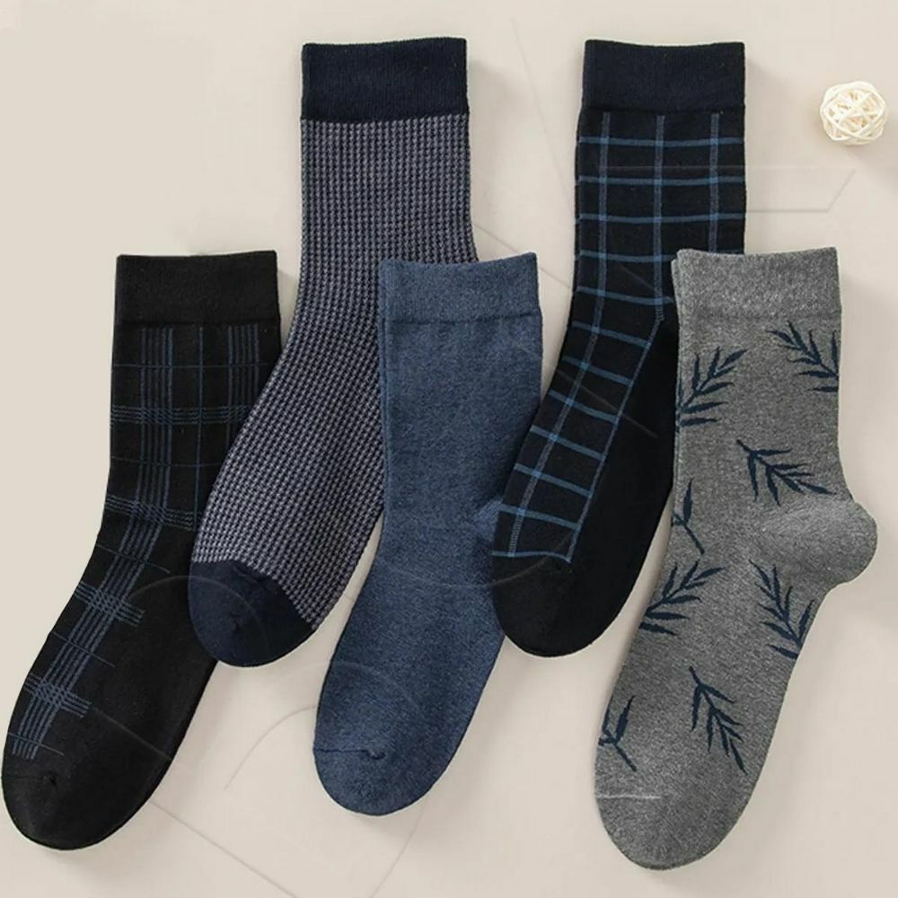 BGK 5 Çift Erkek Renkli Soket Çorap