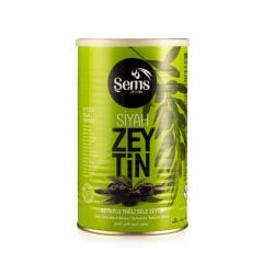 Şems Siyah Zeytin 351-380 Kalibre 900gr