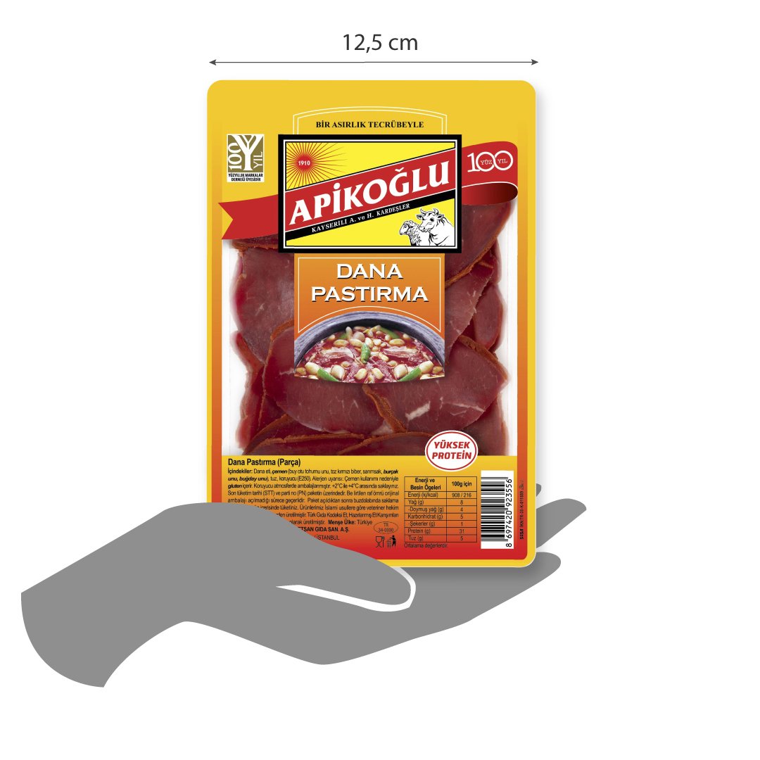 Apikoğlu Parça Pastırma 80gr