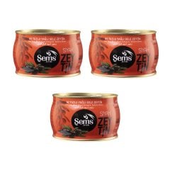 Şems Siyah Zeytin 291-320 Kalibre 300gr 3'lü