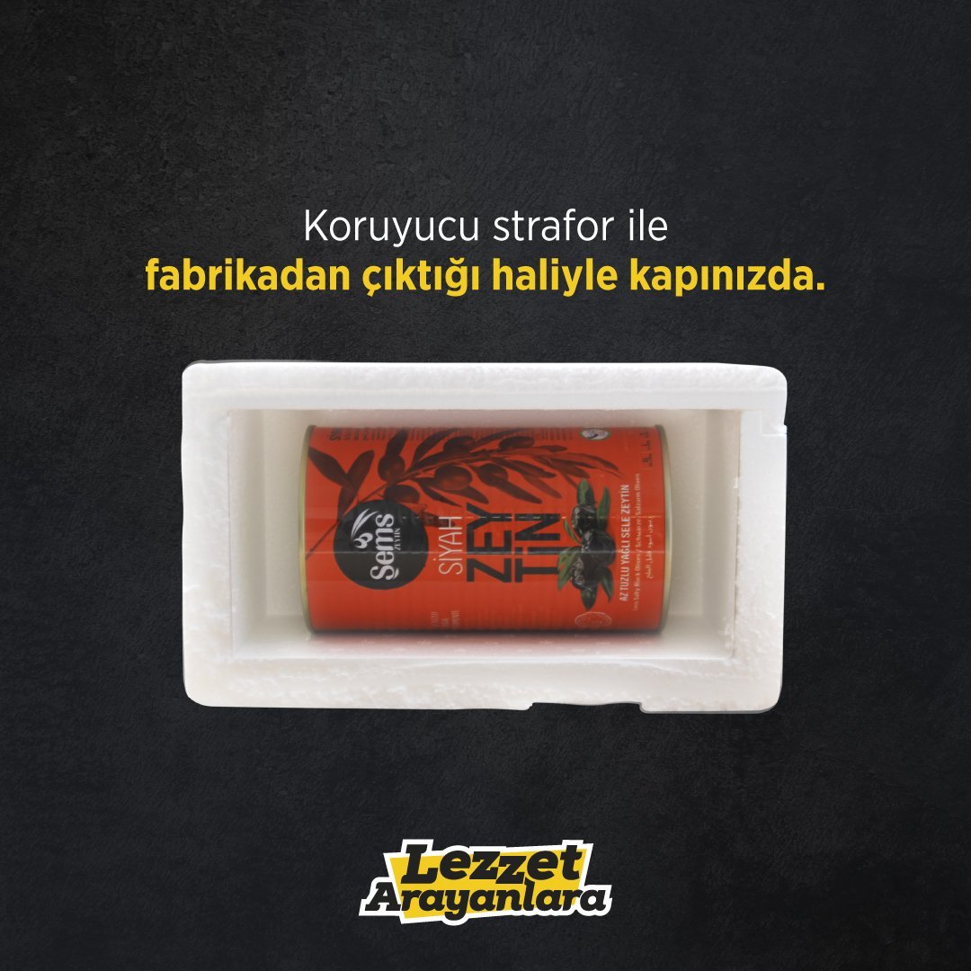 Şems Lezzet Deneme Paketi (4 Çeşit Kalibre Siyah Zeytin) 1200gr