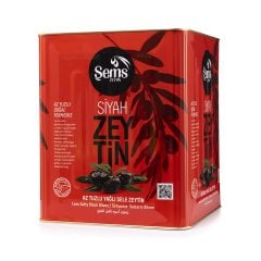 Şems Siyah Zeytin Yağlı Sele 291-320 Kalibre İri Zeytin 10 KG