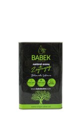 BABEK  Organik Erken Hasat Soğuk Sıkım Naturel Sızma Zeytinyağı 3lt