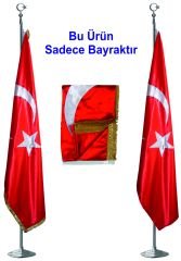 100x150 Saten Türk Makam Bayrağı