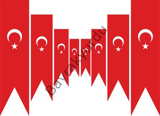50X150 cm Türk Kırlangıç Bayrak