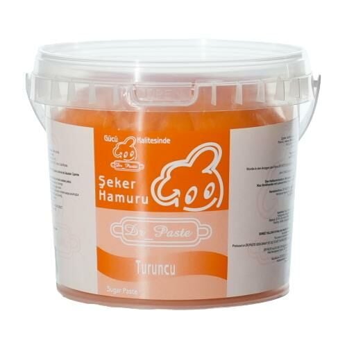 Dr Paste Şeker Hamuru  500 gr - Turuncu