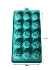 SİLİKON ÇİKOLATA KALIBI KARIŞIK 21*11 CM