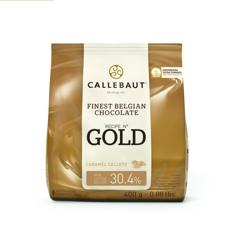 Callebaut Gold Karamel Kuvertür Damla Çikolata 400 gr