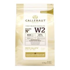 Callebaut Beyaz Damla Kuvertür Çikolata 2,5 kg