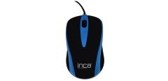 INCA IM-181KM FASCIA MOUSE KABLOLU 1000DPI OPTİK USB BAĞLANTILI  MAVİ