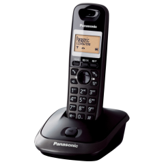 Panasonic KX-TG 2511 Telsiz Telefon Şarjlı GAP Uyumlu LCD Ekran Dect Telsiz Telefon Siyah