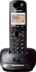 Panasonic KX-TG 2511 Telsiz Telefon Şarjlı GAP Uyumlu LCD Ekran Dect Telsiz Telefon Siyah