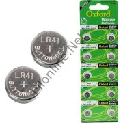 OXFORD AG3 LR41 ALKALİN SAAT PİLİ 10 ADET 1.5V DÜĞME PİL