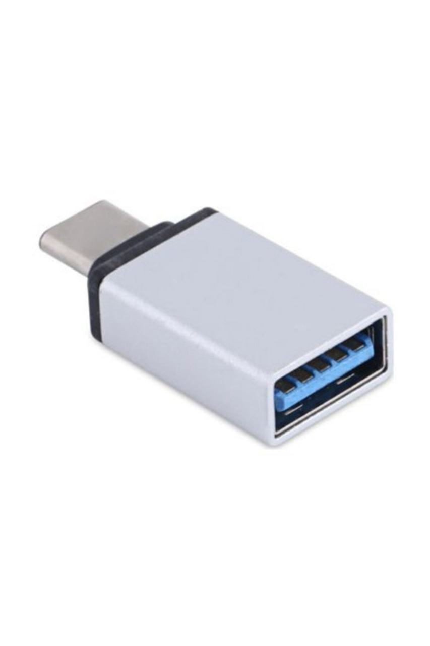 HADRON HN4457K OTG TYPE-C TO USB ÇEVİRİCİ OTG TYPE-C TO USB GRİ METAL KUTULU