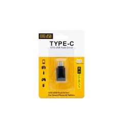 OTG TYPE-C TO USB ÇEVİRİCİ OTG TYPE-C TO USB SİYAH METAL KUTULU HADRON HN4457K