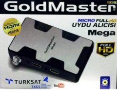 GOLDMASTER MEGA MICRO UYDU ALICISI FULL HD 1080P HDMI 2 USB GİRİŞ WİFİ MP3 OYNATMA