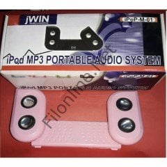 Multimedya Speaker 5V 2.2W 4 Hoparlörlü Portatif Mp3 Ipod Laptop Speaker Jwın PEMBE