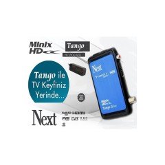 Next Minix HD Tango Blue Uydu Alıcısı USB/HDMI/RCA Analog A/V Çıkışlı HD 1080P Uydu Alıcısı
