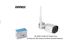 Everest DF-811W Güvenlik Kamerası 1080P Su Geçirmez IP Kamera TF Kartlı 3.6mm Lens Güvenlik Kamerası