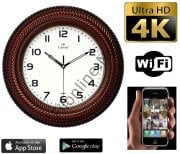 DUVAR SAATİ GİZLİ KAMERA WIFI'LI 4K 1080P FULL HD UZAKTAN SINIRSIZ İZLEME IP  SAAT  GİZLİ KAMERA