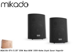 Mikado MDK106-5TA Hoparlör 5.25-13.3cm 20W Max:80W 100V+8ohm 2li Duvar Hoparlör