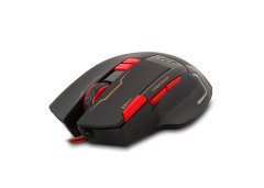 Everest SGM-X10 Mouse USB Oyuncu Mouse Işıklı Ergonomik Tasarım MousePad Hediyeli Siyah/Kırmızı