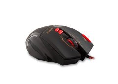 Everest SGM-X10 Mouse USB Oyuncu Mouse Işıklı Ergonomik Tasarım MousePad Hediyeli Siyah/Kırmızı