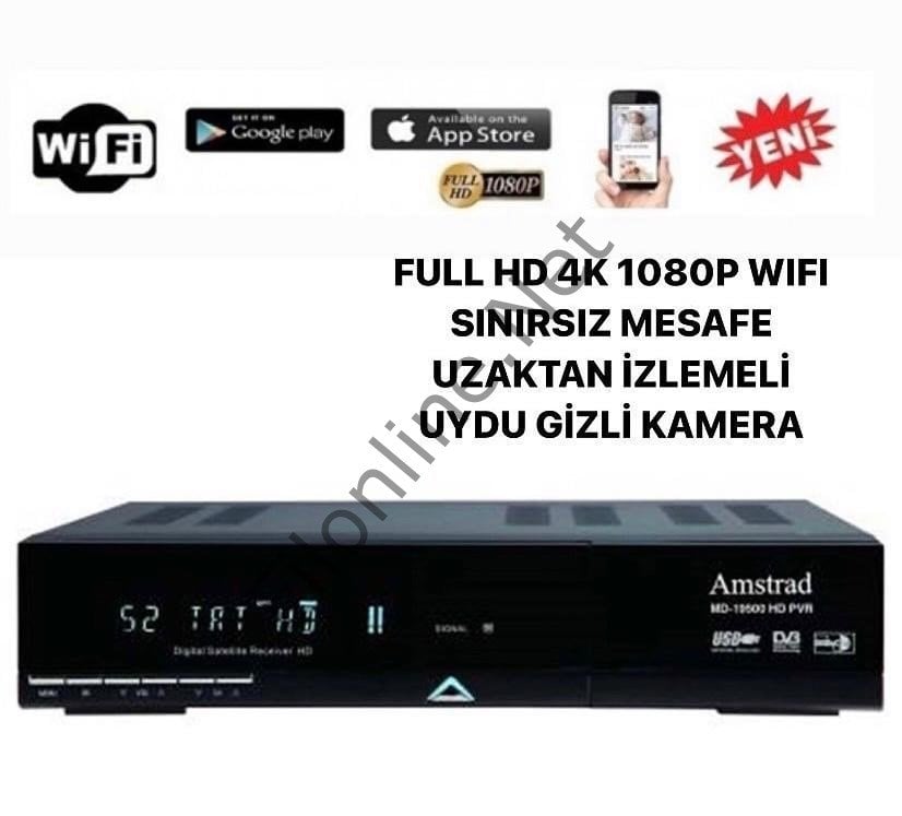 GİZLİ KAMERA UYDU  FULL HD 4K 1080P WİFİ SINIRSIZ MESAFE UZAKTAN İZLEMELİ UYDU GİZLİ KAMERA