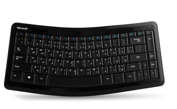 Microsoft T9T-00018 Klavye Türkçe Q 90 Tuşlu Bluetooth Sculpt Mobile Kablosuz Klavye Siyah