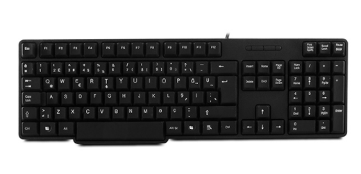 Everest KB-517U Klavye USB Q Standart 109 Tuşlu Klavye Siyah