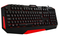 Rampage KB-RX7 ALPOR Kırmızı Klavye USB 3 Renk Arka Aydınlatmalı Q Oyuncu Klavye