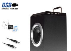 Mikado  MD-903BT Multimedia  Speaker  Bluetooth FM Destekli Kule  Siyah Ev Sinema Sistemi