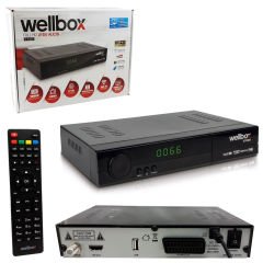 WELLBOX X-7000 UYDU ALICISI FULL HD 1080P HDMI/USB/SCART/WİFİ KUMANDALI KASALI  UYDU ALICISI