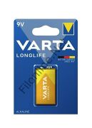 VARTA 4122 LONGLIFE ALKALİN 9V PİL 