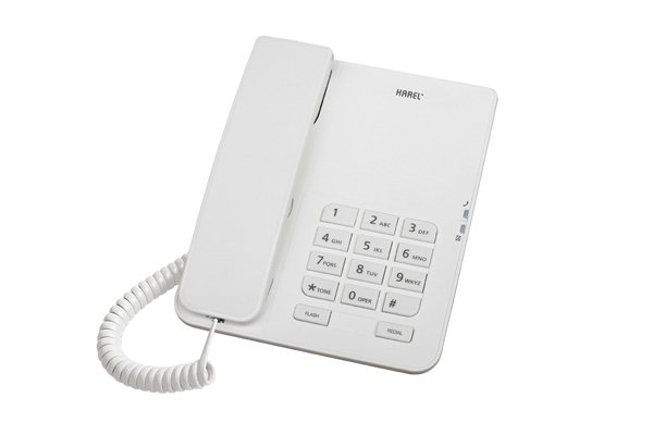 KAREL TM-140 BEYAZ TELEFON MASAÜSTÜ ANALOG KABLOLU TELEFON