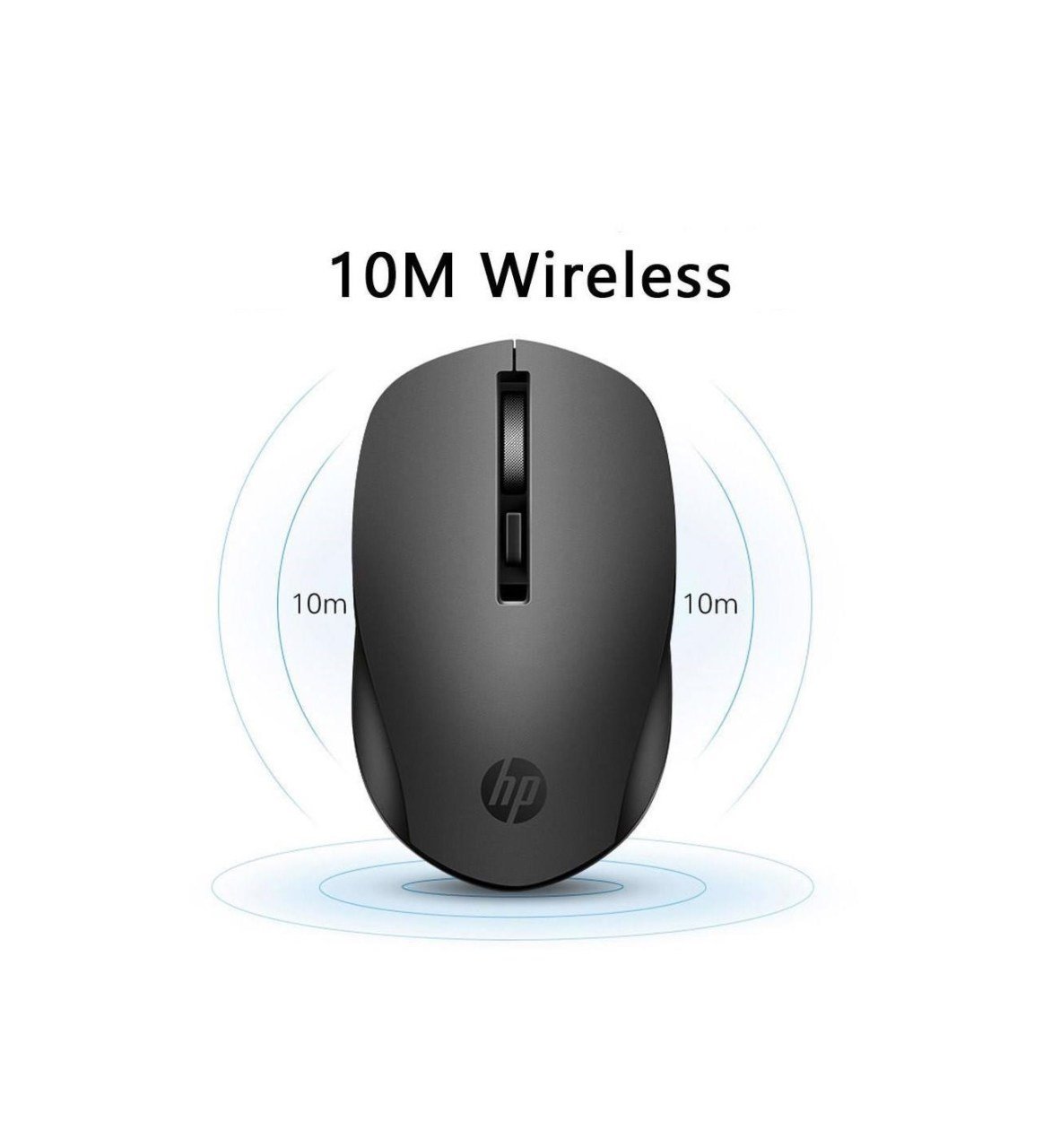 HP S1000 PLUS SİYAH SESSİZ TUŞLU USB KABLOSUZ MOUSE 1600 DPI SOL VE SAĞ KULLANIM MOUSE 